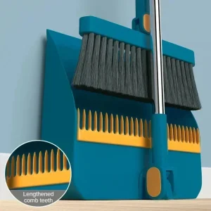 Folding Dustpan & Broom Set –