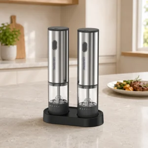 Rechargeable Salt and Pepper Grinder, - Thumbnail Image 7