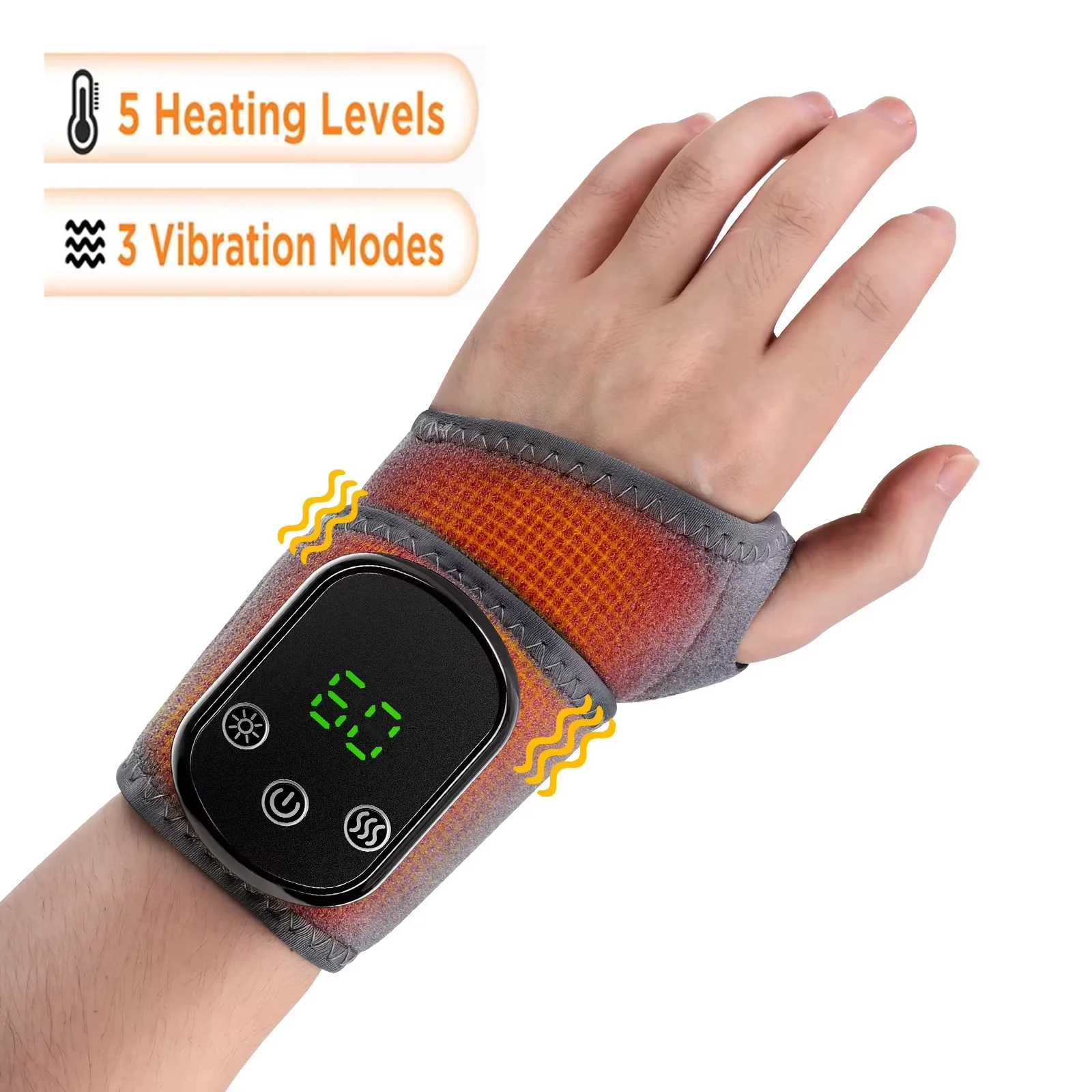 Electric Cordless Heated Ankle Wrist Guard Massager - Image 9