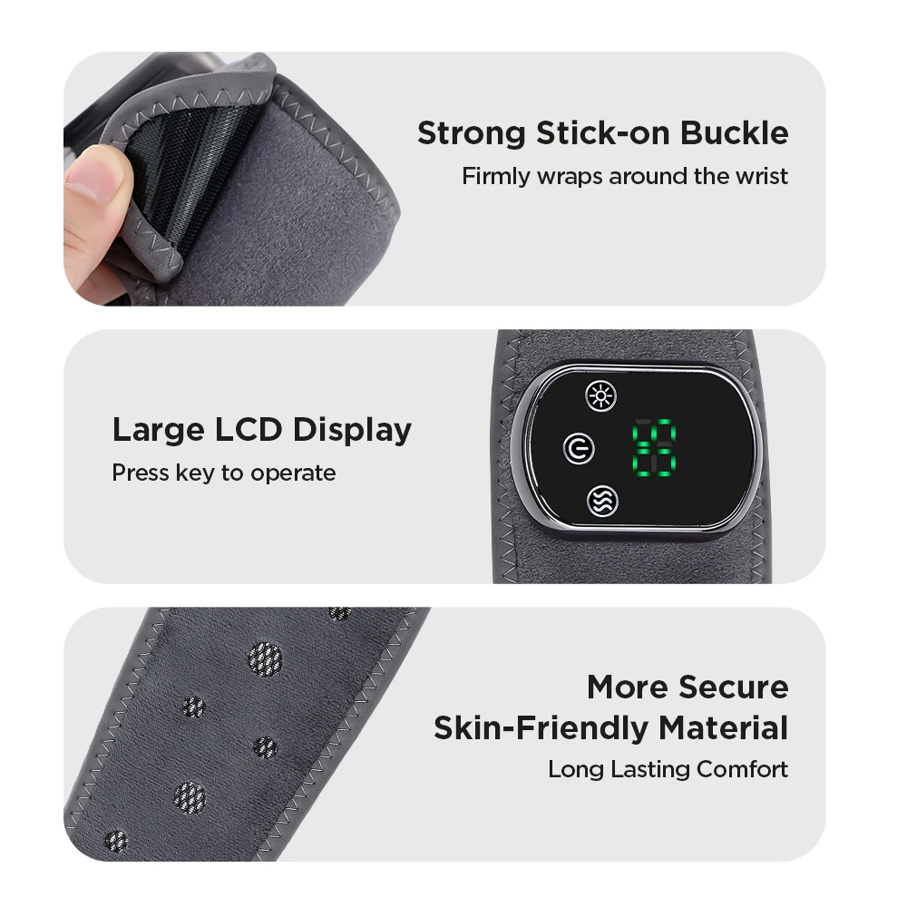 Electric Cordless Heated Ankle Wrist Guard Massager - Image 6