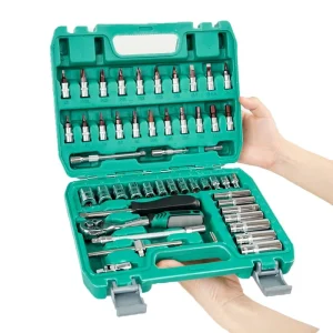 46/53Pcs Socket Wrench Set - Thumbnail Image 9