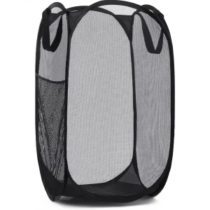 Large Laundry Basket Collapsible Mesh Pop Up Laundry Hamper - Thumbnail Image 7