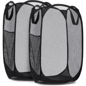 Large Laundry Basket Collapsible Mesh Pop Up Laundry Hamper