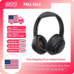 QCY H3 ANC Wireless Headphones Bluetooth 5.4 Hi-Res