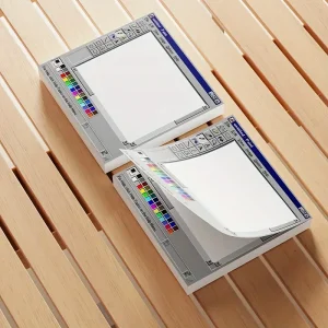 Creative Vintage Computer‑Theme Memo Pad 50 Sheets,