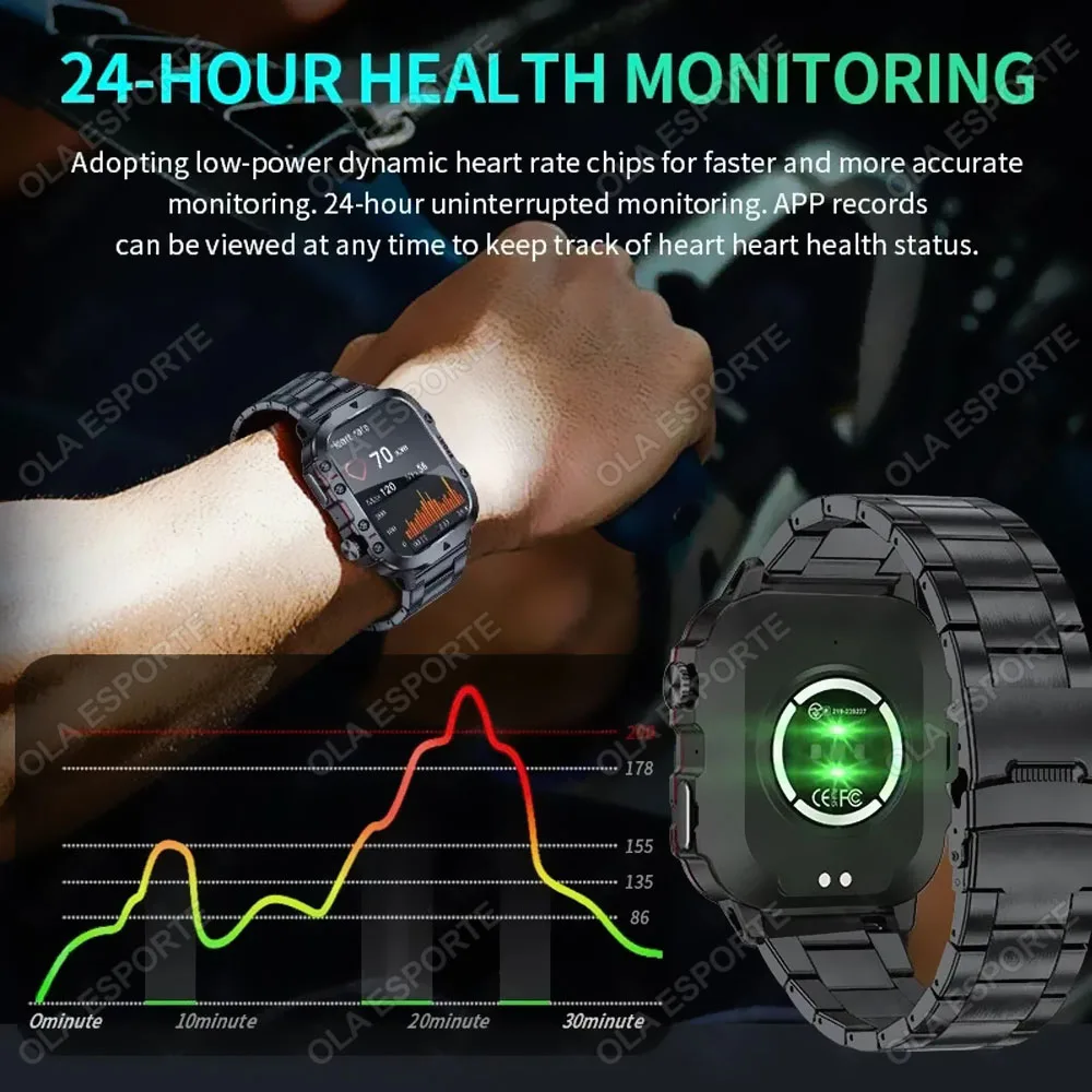 2026 New Military Smart Watch Men - Image 4