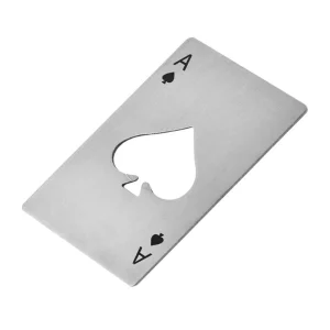 1Pcs Creative Poker Shaped Bottle Can Opener Stainless Steel - Thumbnail Image 7