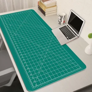 Cutting-Mat-white-on-black Mouse Pad Office Gaming Laptop Deskmat