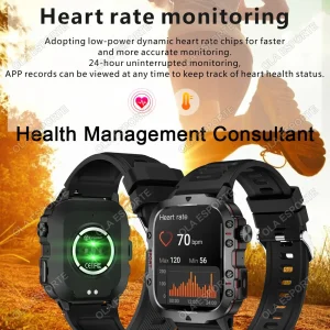 2026 New Military Smart Watch Men - Thumbnail Image 5