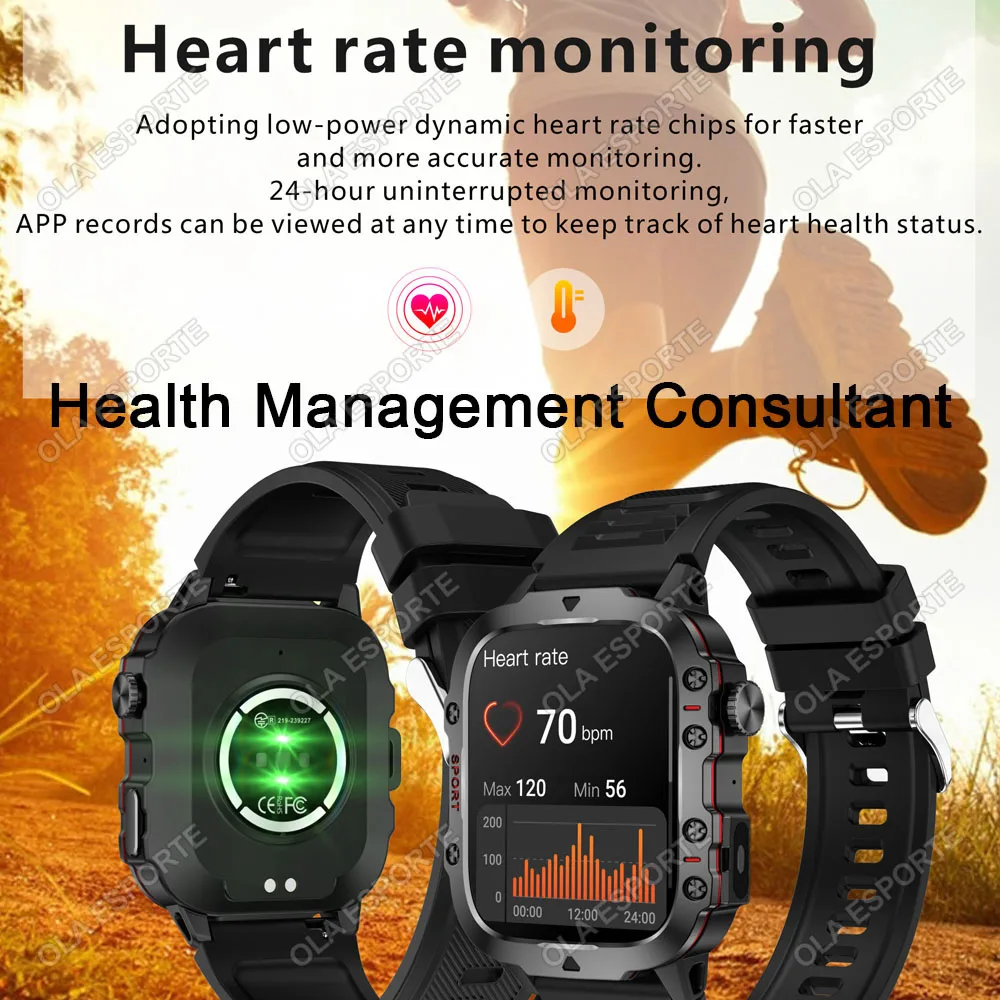 2026 New Military Smart Watch Men - Image 5