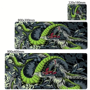 Black and White Dragon Large Mouse Mat - Thumbnail Image 19
