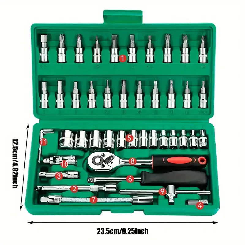 46/53Pcs Socket Wrench Set - Image 8