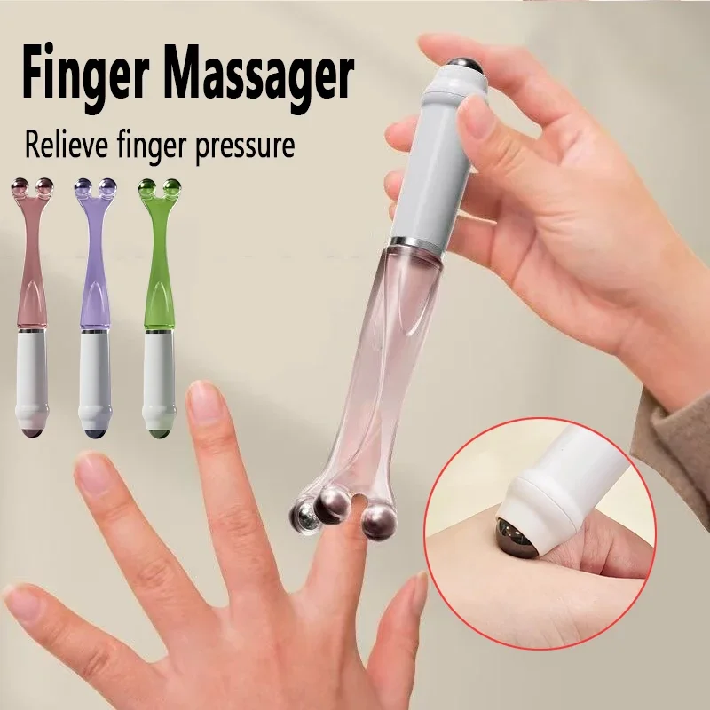 Handheld Finger Joint Acupoint Massager Rollers Hand Acupuncture Points Massage - Image 1