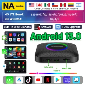 Carlinkit Ai Box Android 13 Led Wireless Android Auto & CarPlay Smart Tv Box - Thumbnail Image 11
