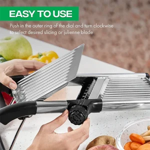 LMETJMA Adjustable Mandoline Slicer - Thumbnail Image 5