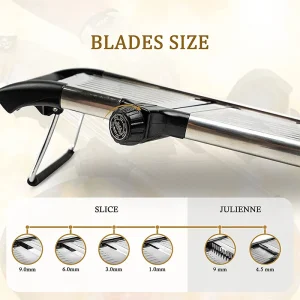 LMETJMA Adjustable Mandoline Slicer - Thumbnail Image 2