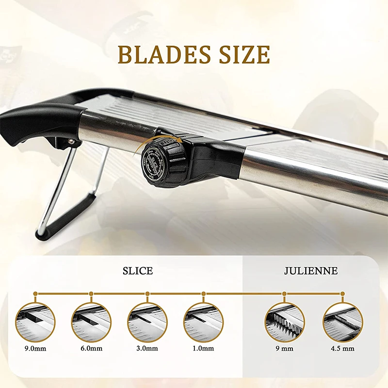 LMETJMA Adjustable Mandoline Slicer - Image 2