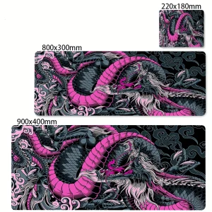 Black and White Dragon Large Mouse Mat - Thumbnail Image 12