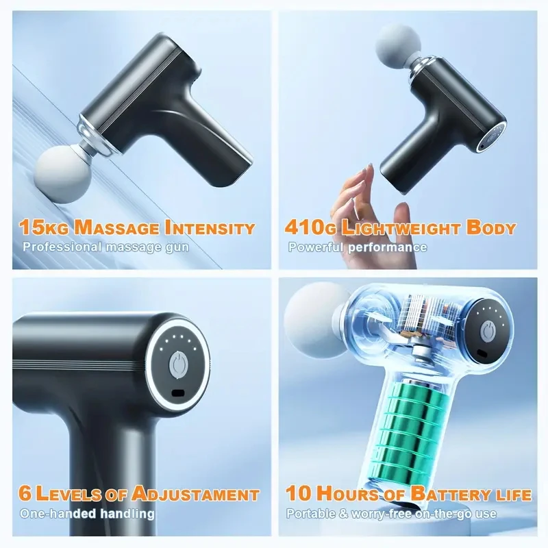 A Portable Electric Fascia Massage Gun, - Image 2