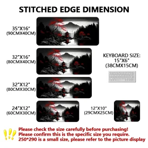 Sakura Scenery Mouse Pad Large Anti-Slip Rubber - Thumbnail Image 2