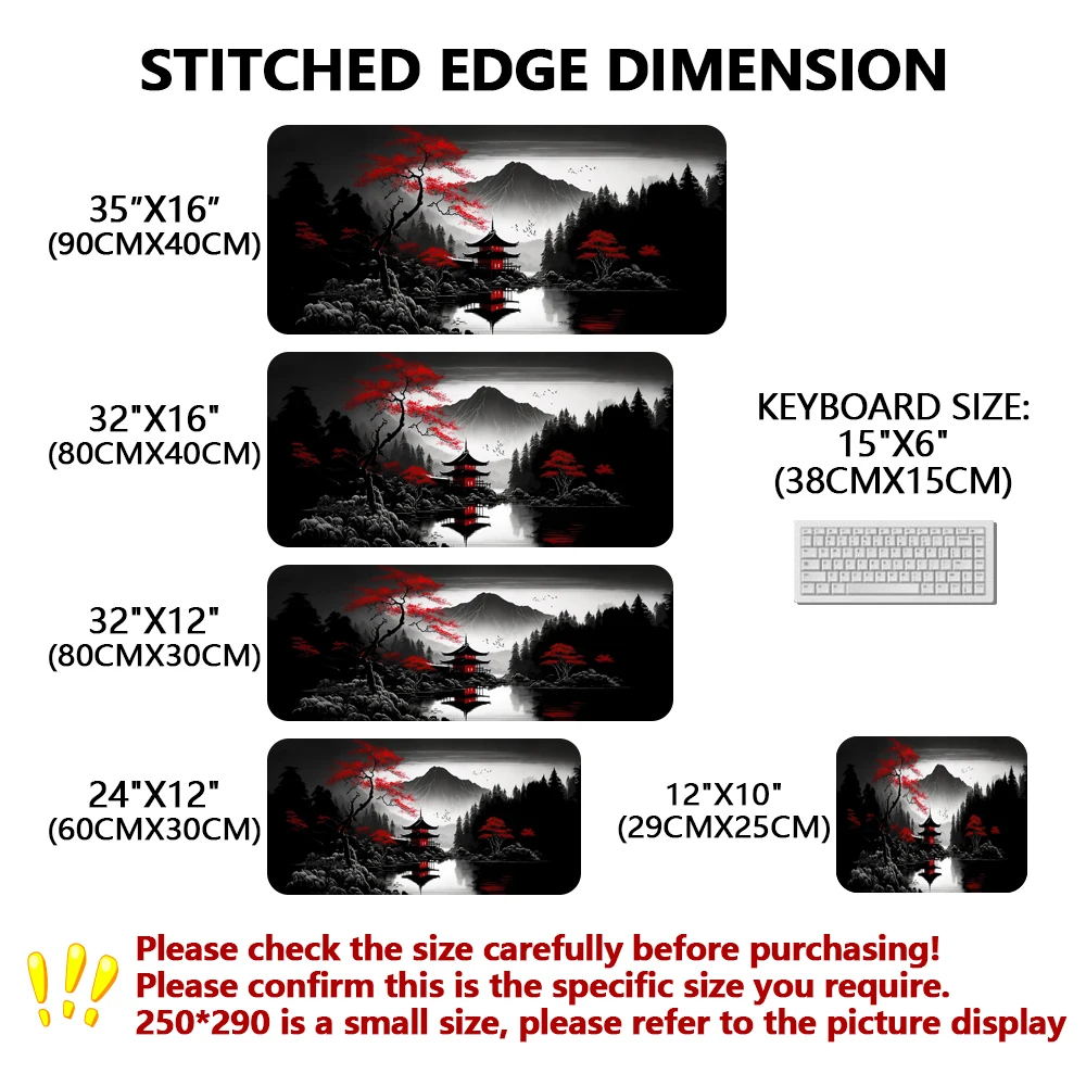 Sakura Scenery Mouse Pad Large Anti-Slip Rubber - Image 2