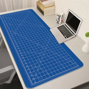 Cutting-Mat-white-on-black Mouse Pad Office Gaming Laptop Deskmat - Thumbnail Image 8
