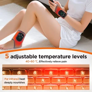 Electric Cordless Heated Ankle Wrist Guard Massager - Thumbnail Image 4