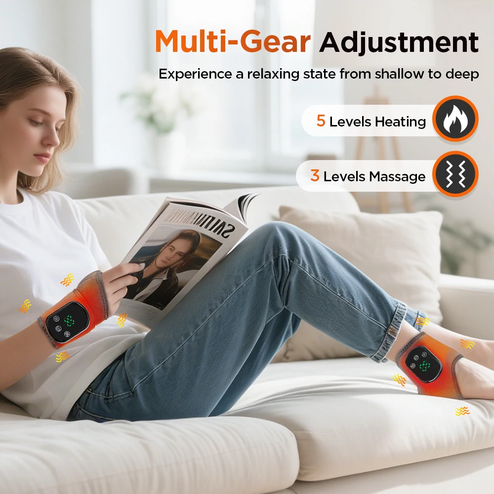 Electric Cordless Heated Ankle Wrist Guard Massager - Image 3