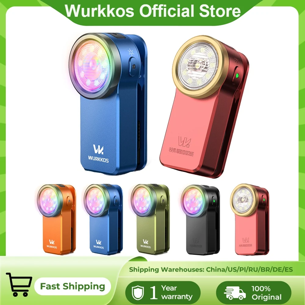 Wurkkos HD03 680LM Mini Clip Light USB Rechargeable - Image 1