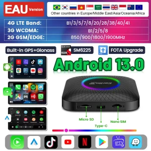 Carlinkit Ai Box Android 13 Led Wireless Android Auto & CarPlay Smart Tv Box - Thumbnail Image 10