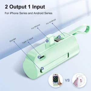 Mini Power Bank Portable 4500mAh - Thumbnail Image 4