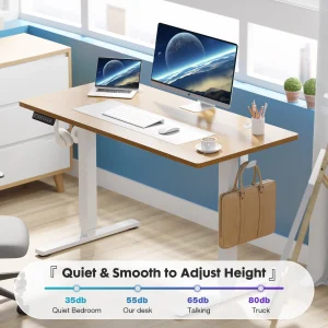 JHK Electric Standing Desk Height Adjustable - Thumbnail Image 7