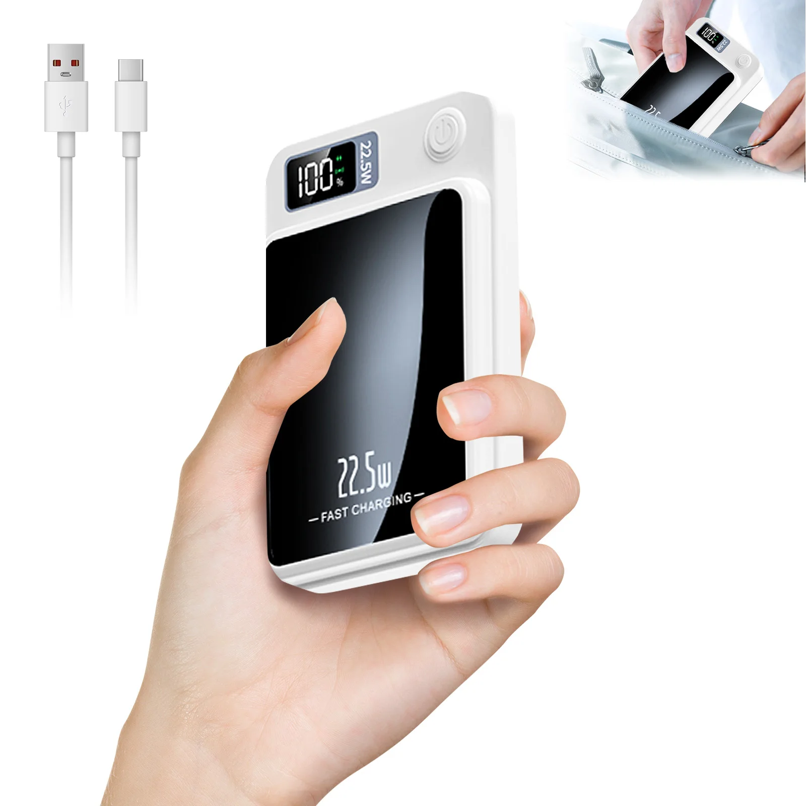 Magnetic Power Bank Wireless 10000Ah - Image 8