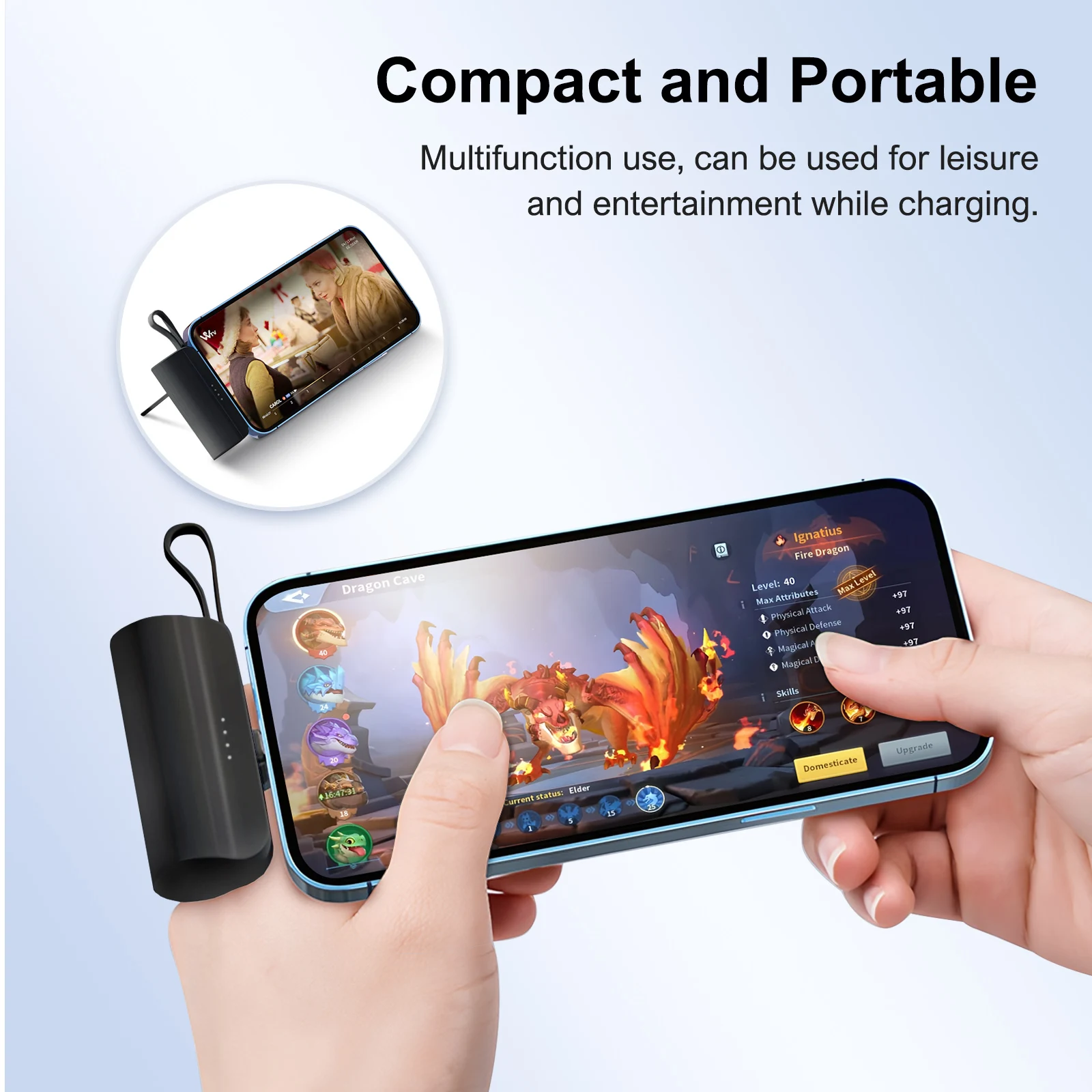 Mini Power Bank Portable 4500mAh - Image 2