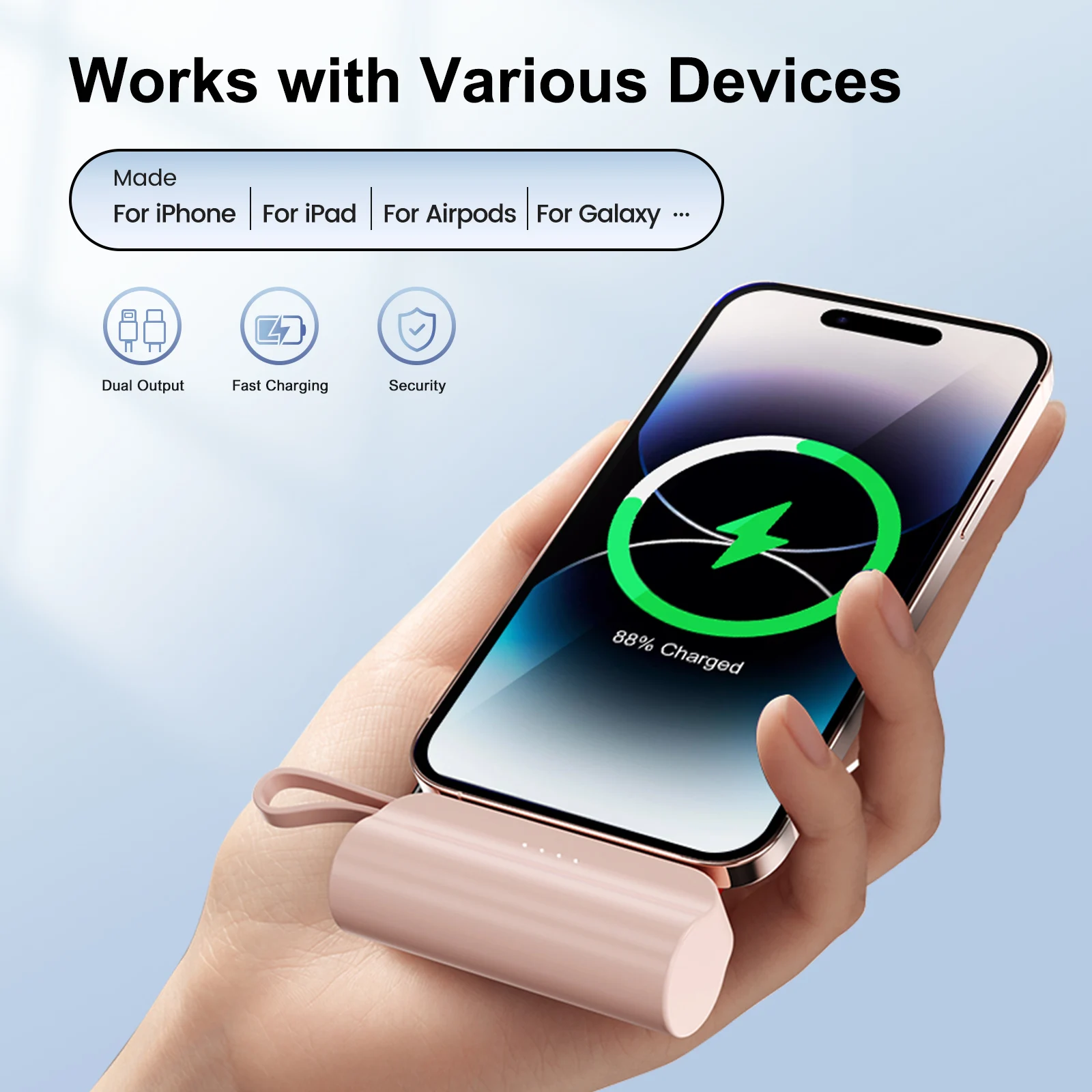 Mini Power Bank Portable 4500mAh - Image 5