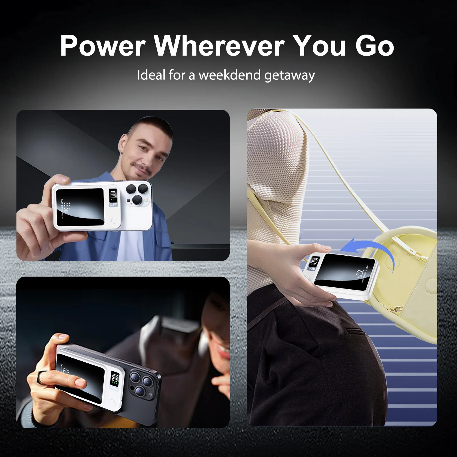 Magnetic Power Bank Wireless 10000Ah - Image 5