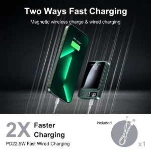 Magnetic Power Bank Wireless 10000Ah - Thumbnail Image 4