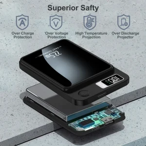 Magnetic Power Bank Wireless 10000Ah - Thumbnail Image 6