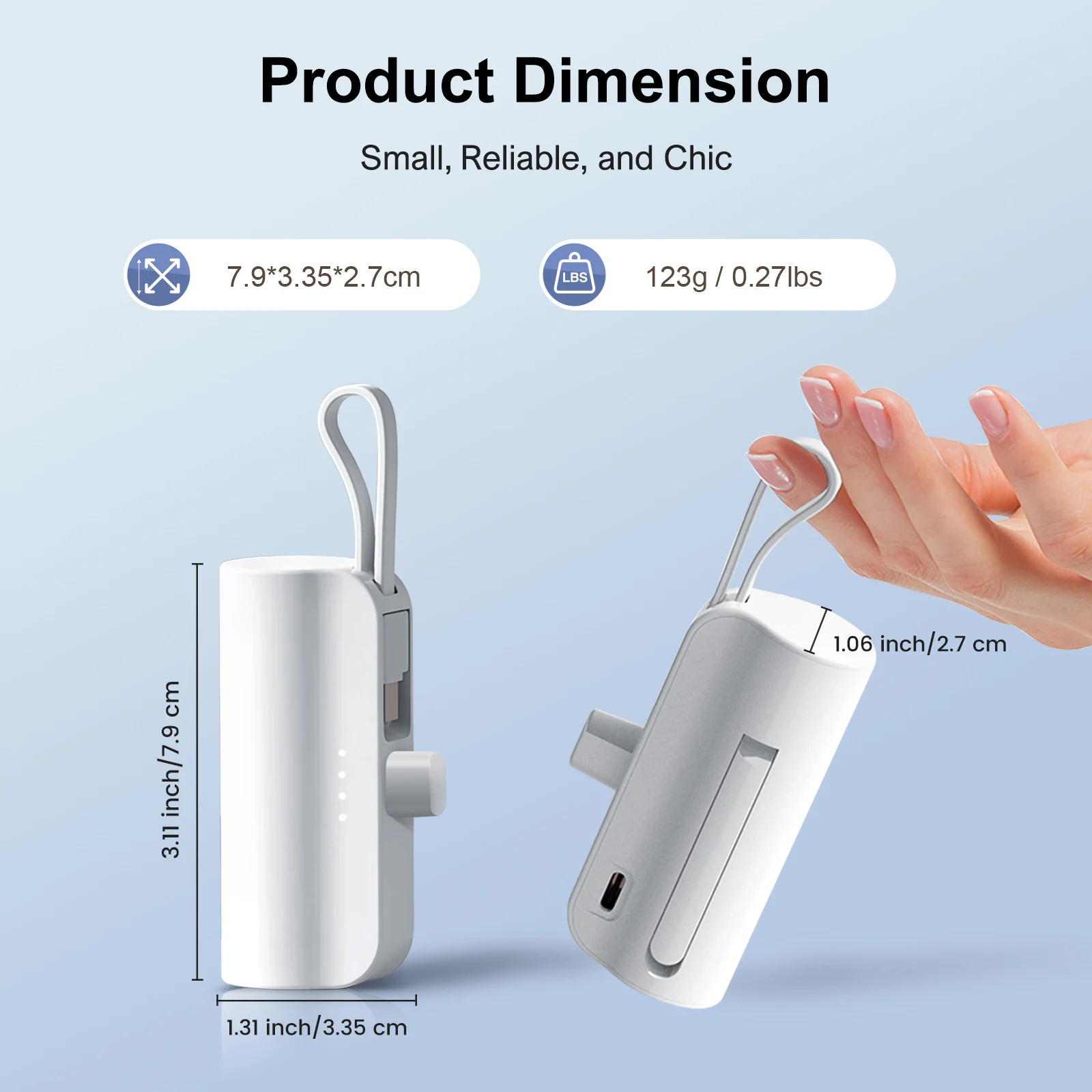 Mini Power Bank Portable 4500mAh - Image 6
