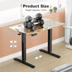 JHK Electric Standing Desk Height Adjustable - Thumbnail Image 5